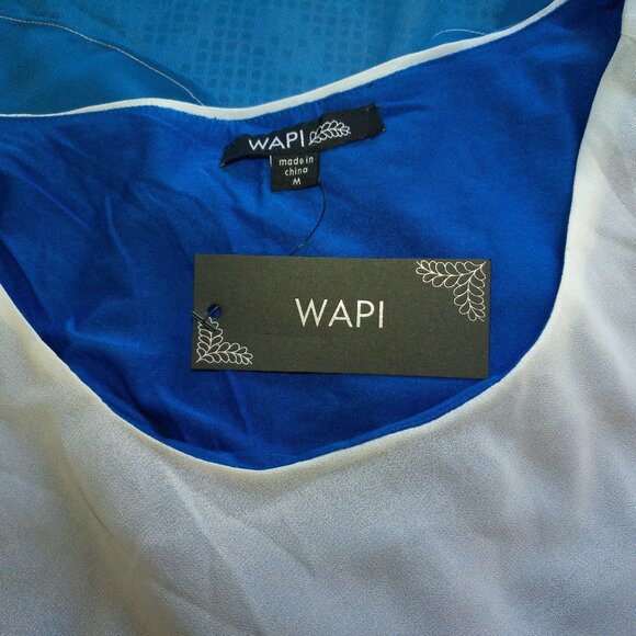 WAPI, Women's Blue/white tank top with cover, double layers - Picture 9 of 9
